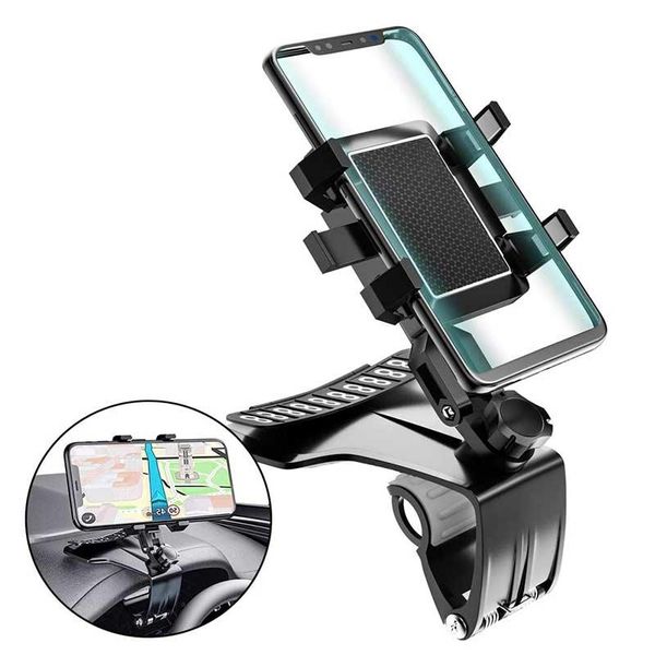 

cell phone mounts & holders dashboard car holder support stand 720 rotation bracket universal mobile with parking card automotive