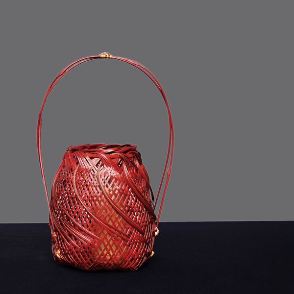 

pastoral bamboo basket, flower basket, flower path, bamboo art flower, and japanese flower apparatus in vase and teahouse