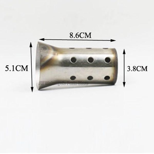 

universal motorcycle exhaust muffler db killer silence insert baffle eliminator adjustable system