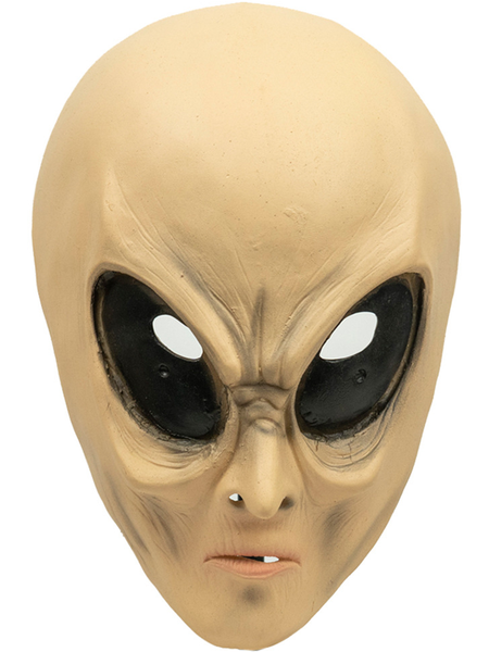

new alien mask headgear halloween mask easter props bar party cos movie game role playing fancy dress party collection crafts cosplay, Black