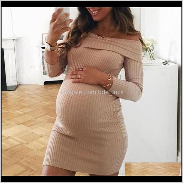 Vestidos de vestuário material bebê, crianças maternidadepregnant norração gravidez moda faixa túnica amamentação verão vestido de maternidade sólido d