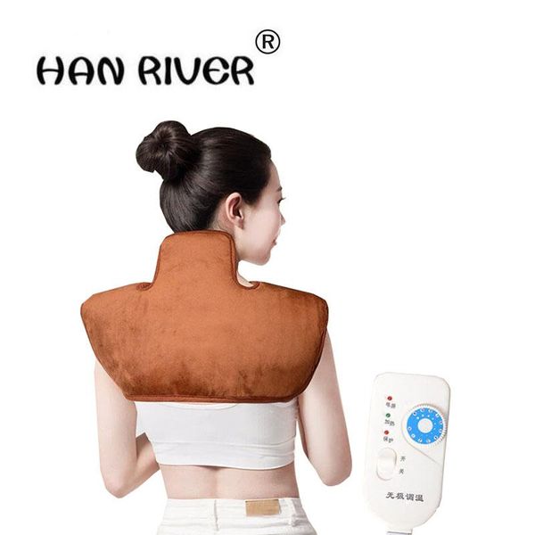 

electric heating shoulder neck heat moxibustion cervical protection waist back warm massager fields massagers