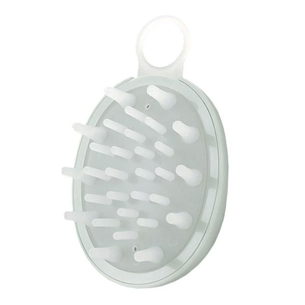 

hair brushes head scrubber scalp massager brush shampoo baby bath, Silver