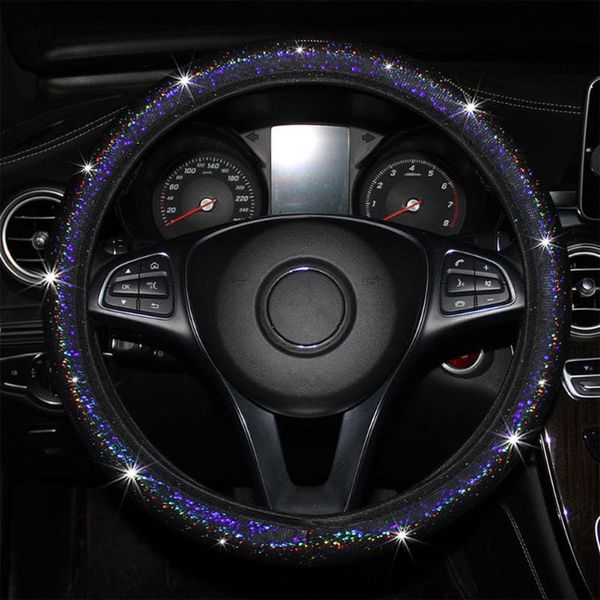 

steering wheel covers 38-37cm cover black elastic for universal