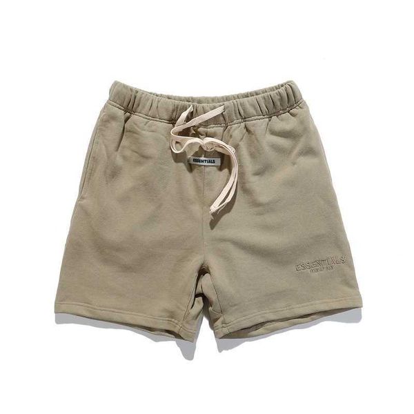 

fashion brand 2021 new fog high street letter printing loose terry hip hop shorts2021, Black