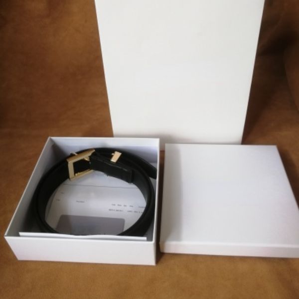 

y gift box women's fashion luxury belt 2.8cm wide, Black;brown