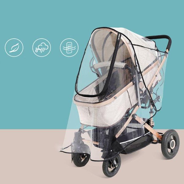 

stroller parts & accessories h05c universal rain cover trolley umbrella raincoat baby car weather shiel