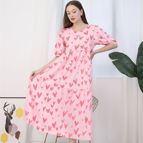 

summer 2021 women's casual short sleeve yellow polka dot print loose ruffle dress bubble sleeve beach skirt, Black;red