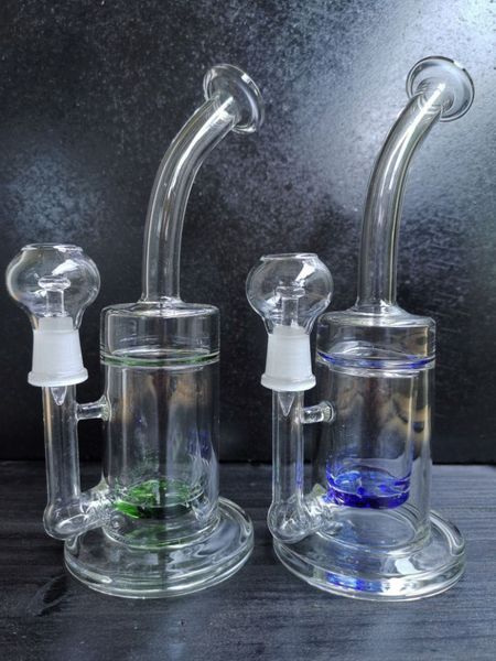 Cam Bong Recycler DAB Rig 8.5 inç Cam Su Borusu Türbini Perc Yağ Teçhizat Bubbler 14.4mm Erkek Eklem Zeusart Mağazası