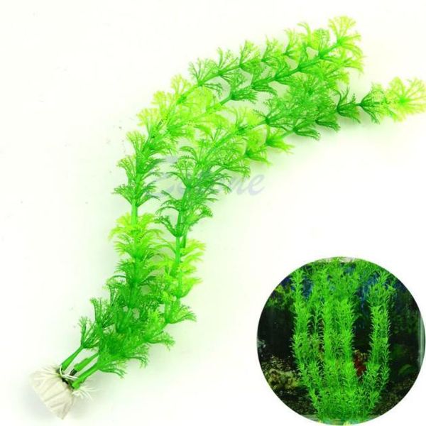 

decorative flowers & wreaths 37cm artificial underwater plants aquarium fish tank decoration green purple water grass viewing decorations or
