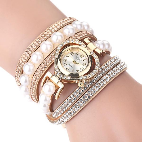 

wristwatches 2021 women bracelet watch with silver love dial clock ladies vintage fashion shining crystal wristwatch relogio feminino#w, Slivery;brown