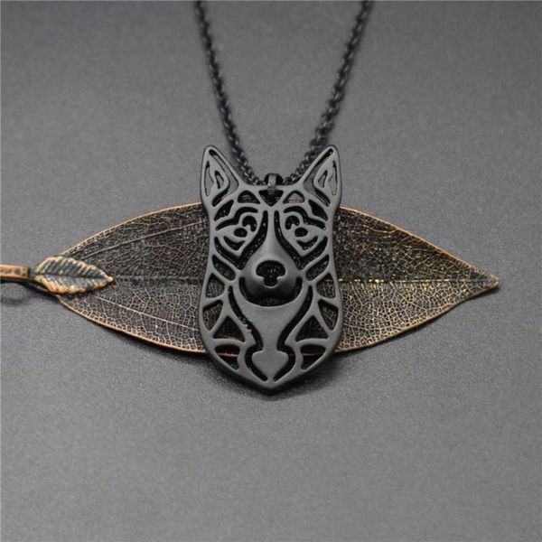 

pendant necklaces 4 colors akita charm necklace trendy metal dog jewellery american women, Silver