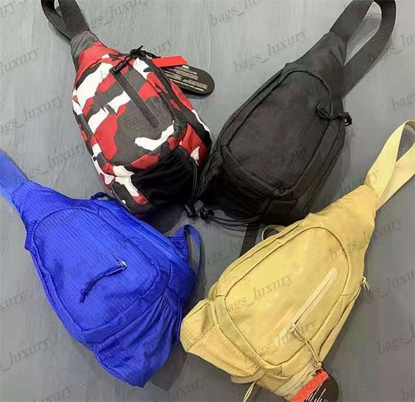 

multi-pocket chest bag for fashion camouflage men women backpack hip hop streetwear adjustable belt wallet