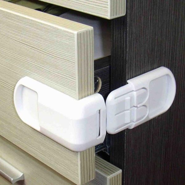 

1pcs baby safety lock cabinet door drawer locks children security locking anti pinch hand restrictor for protection carriers, slings & backp