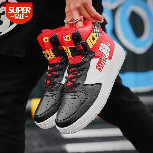 

men's large size high-hip-hop casual sports shoes spring board students korean style trendy #le7g