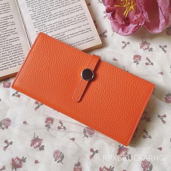 

wallets genuine leather women luxury long hasp lychee pattern coin purses female brand solid colors thin clutch phone bag, Red;black