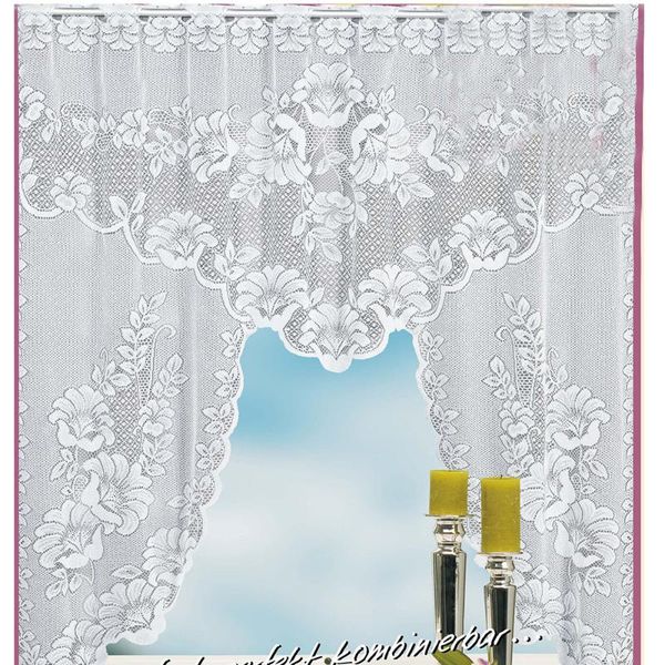 

curtain & drapes high quanlity half shading elegant vintage style lace coffee kitchen window scarf charming 120x105