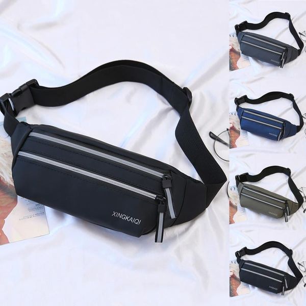

outdoor bags multi-purpose waist bag men's universal fanny pack sports travel solid color chest crossbody fitness belt