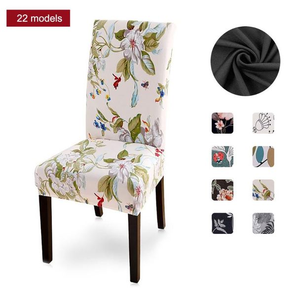 

chair covers meijuner 1/2/4/6pcs spandex printed stretch elastic universal chaircovers for dining room wedding banquet el