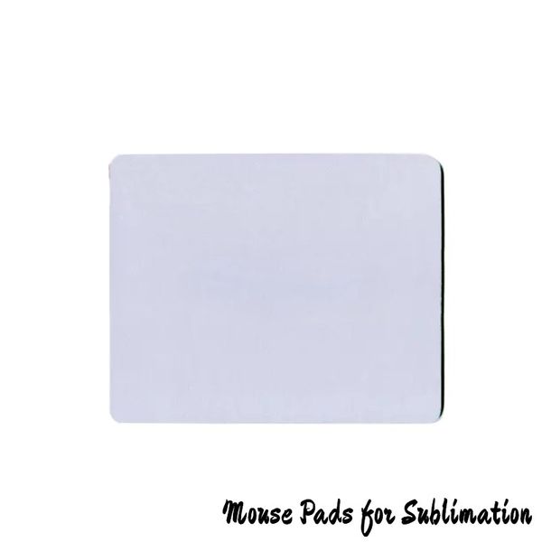 

diy sublimation blank mouse pad desk rectangle white mouspads for thermal heat transfer personalized cloth rubber mats customize