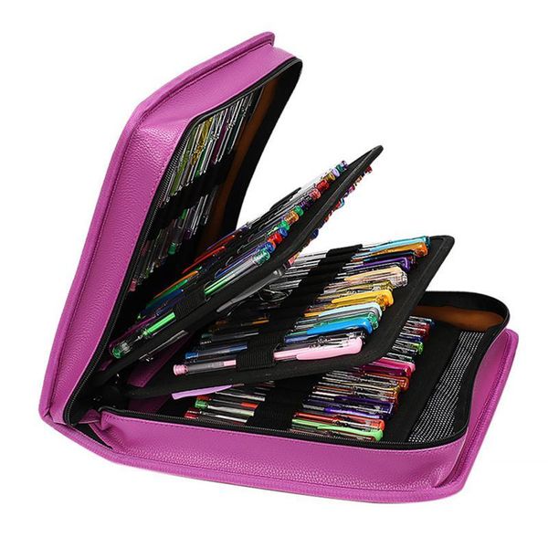 

pencil bags large capacity ballpoint pen sketch storage bag school office supplies without r20