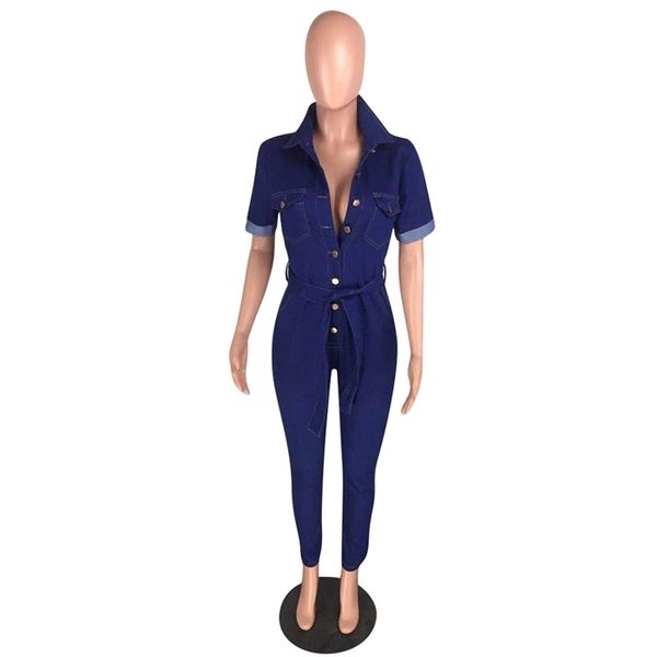 

autumn winter women denim jeans jumpsuit full sleeve sashes bodycon rompers club night pice playsuit overall outfits, Black;white
