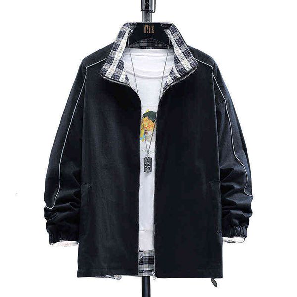 

2021 double et men's loose straddle mirror, Black;brown