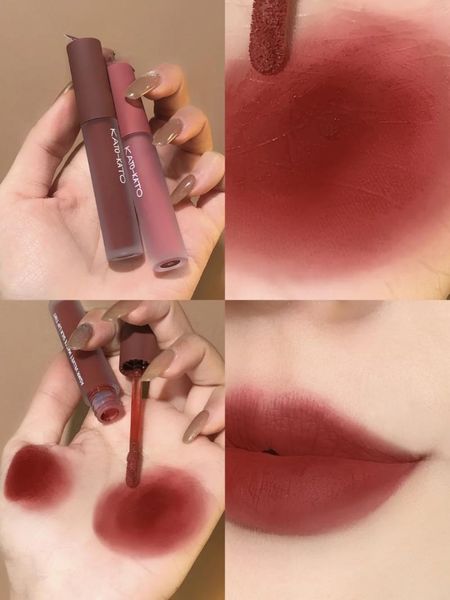 

lip gloss arrival airy velvet matte women beauty cosmetic makeup nude lipstick long-lasting waterproof moisturizing