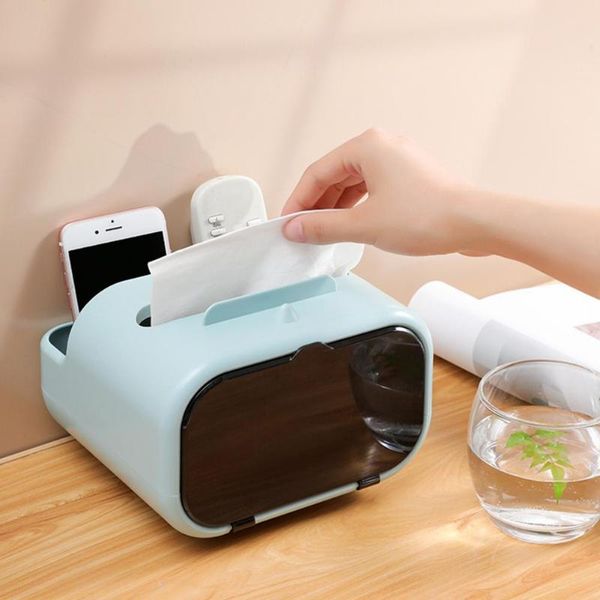 

tissue boxes & napkins rectangle durable minimalist design case abs napkin no burrs for office