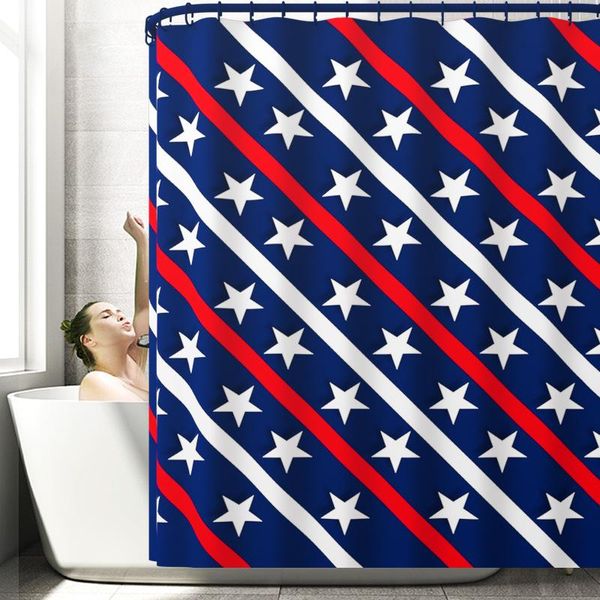 

waterproof shower curtain and bath mat set print bathroom carpet rug home decor toilet non-slip floor mats
