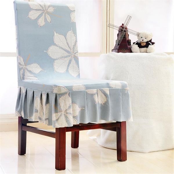 

chair covers home elastic printing stretch skirt cover office stool set el restaurant coverings