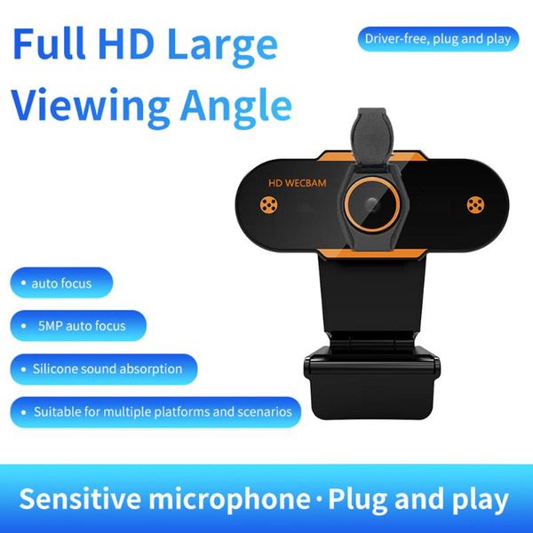 

webcams cmos web camera usb online live video 1080p noise reduction microphone webcam for household computer safety parts