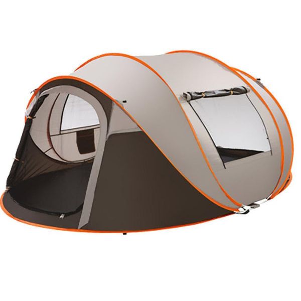 

tents and shelters camping 8 people 5- tent automatic hand field 1-speed for throwing seconds