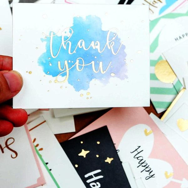 

50pcs/lot product rectangle garland card flowers greeting small gift message writable decoration thank you cards