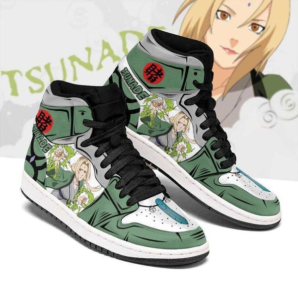 

naruto tsunade sho skill costume boots anime sneakers