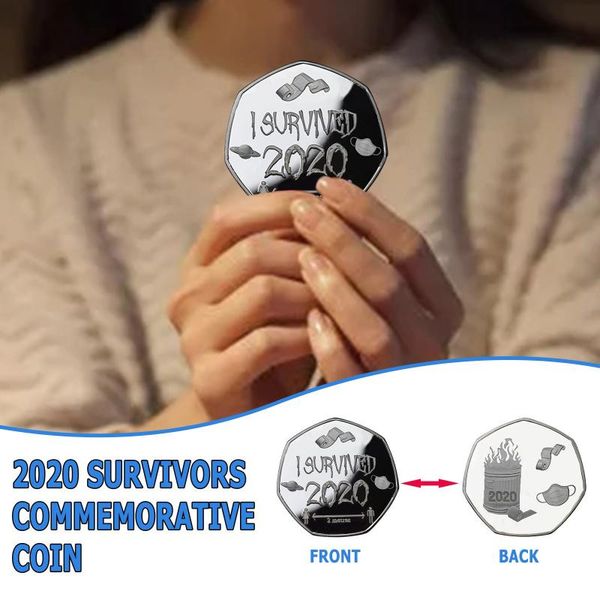 

Gold & Silver 2021 Survivors Commemorative Coin Double-sided Collection Decoration Crafts Home Decor Party Favor