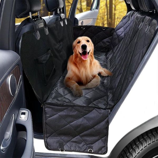 

dog car seat covers carriers waterproof rear back pet cover mats hammock protector with safety belt transportin perro