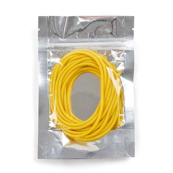 

braid line 3/6/10/20/50m solid core pole elastic yellow diameter 3.0mm natural latex retention rope 7 times stretch factor fishing lines