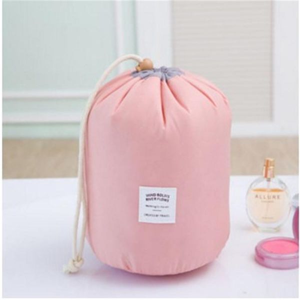 

storage bags 1pcs round women tampon cosmetic bag waterproof beautician cosmetics shop brush travel organizer girl toiletries pouch