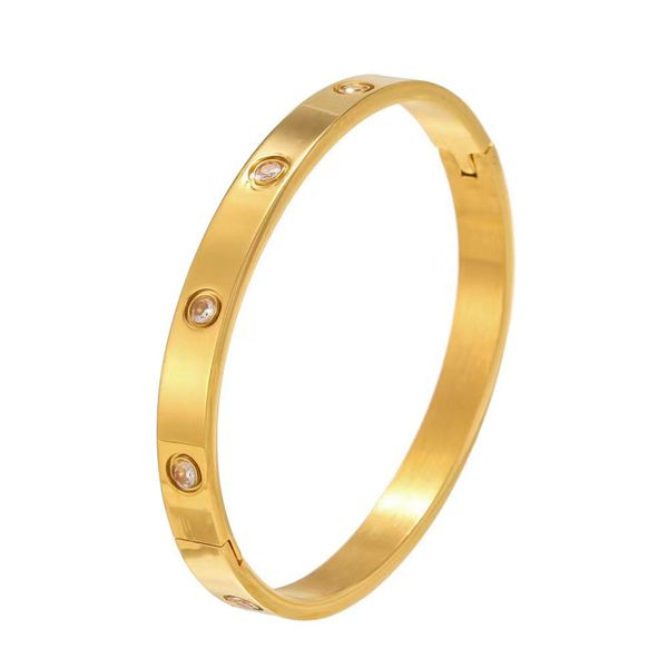 Pulseira de prata masculina de luxo sem parafuso de aço inoxidável rosa ouro charme pulseira de amizade pulseira de design feminino