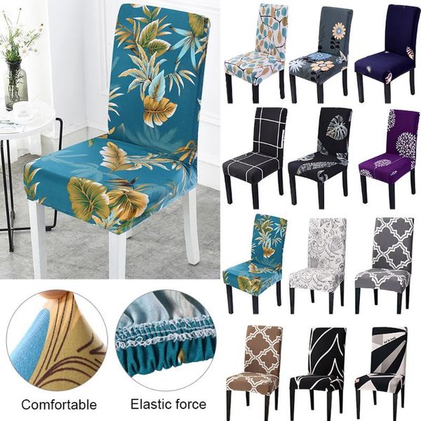 

chair covers 1pc printing cover for computer dining room kitchen wedding office colorful striped spandex seat