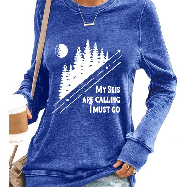 

women's hoodies & sweatshirts tree print o neck christmas long sleeve autumn slim fashion loose sweatshirt, Black