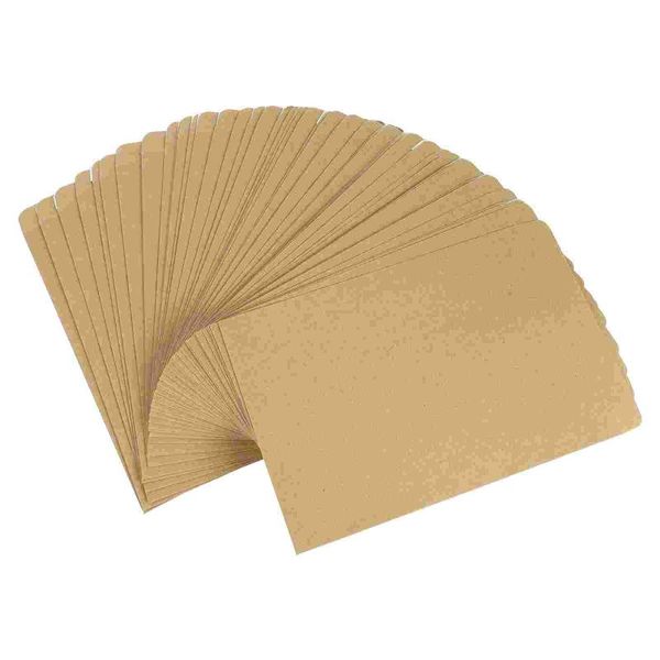 

gift wrap 50pcs kraft paper envelopes blank classic business letter (khaki)