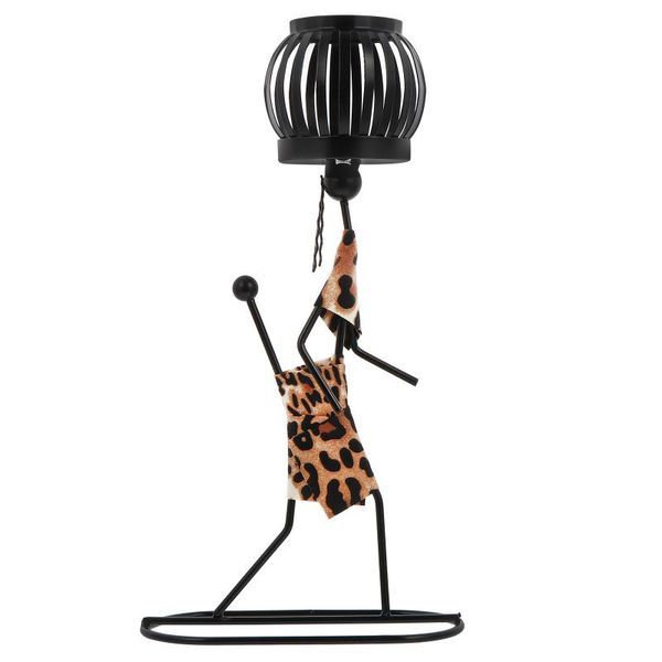 

candle holders 1 pc chic retro candlestick iron people shape holder home