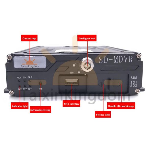 

ambulance/fire truck hd driving record monitoring host 8~36v wide voltage ahd 1080p 8ch dual card storage mdvr car dvr dvrs
