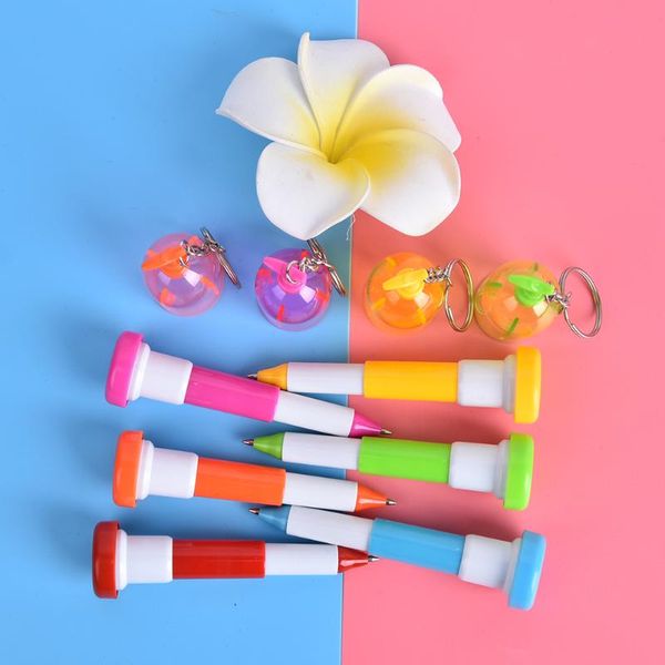 

ballpoint pens funny cartoon bottle design hand washing pen school office ball point, Blue;orange