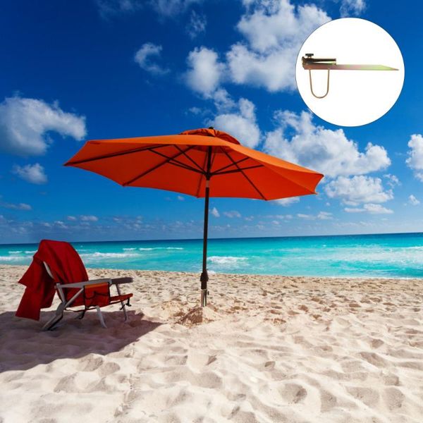 

umbrellas 1pc iron beach umbrella holder sun stand (golden)