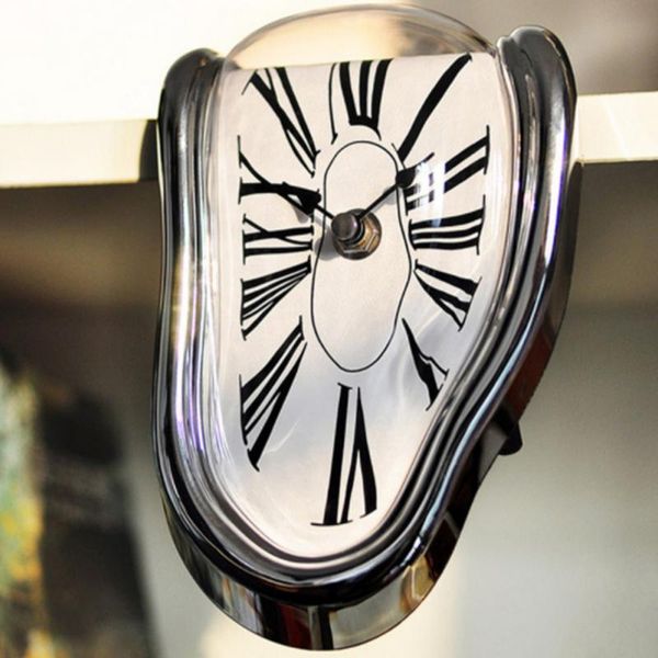 

melting distorted wall clocks surrealist salvador dali style watch decor gift home creative decorations .