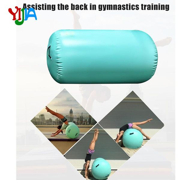 

air pumps & accessories 120x60cm rollers gymnastics inflatable track tumbling mat with pump for gym and home use, gymnastic training
