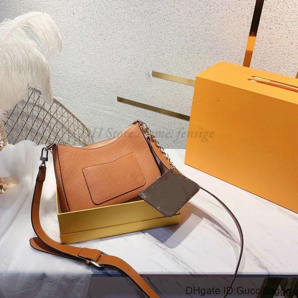 

marelle handbag with a detachable canvas pouch chain wallet women fashion desingers handle bag leather shoulder bags mini purse crossbody
